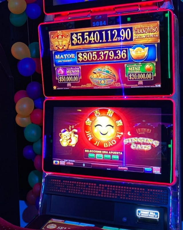 Máquinas con grandes jackpots